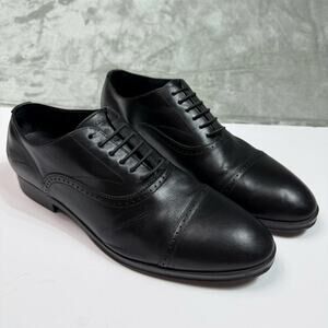 Cole Haan Dawson Wingtip Oxford Dress Shoes Mens‎ 12 M Black Cap Toe Lace up
